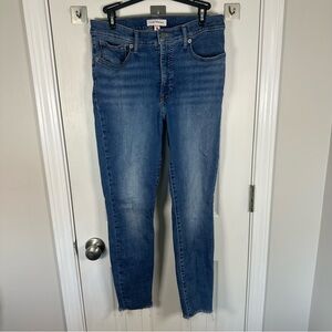Lucky Brand Women's Cropped Blue Jeans